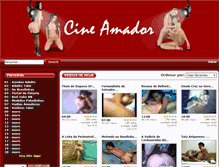 Tablet Screenshot of cineamador.com